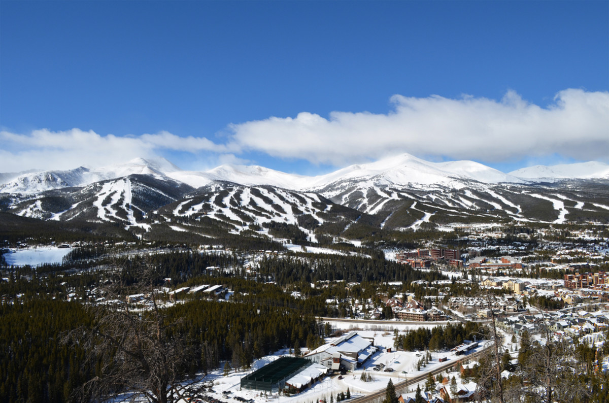 Colorado Resort Captures Rare Snow Rainbow