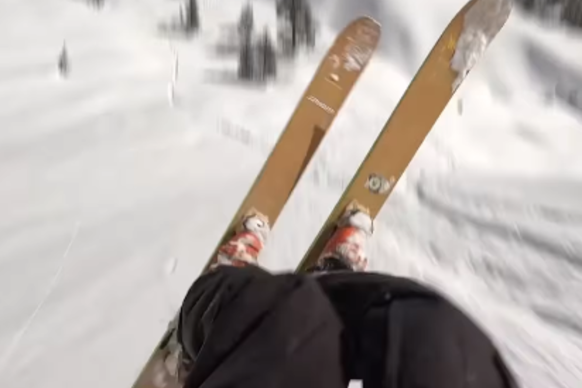 Pro Skier Connery Lundin Shares Exhilarating POV Clips