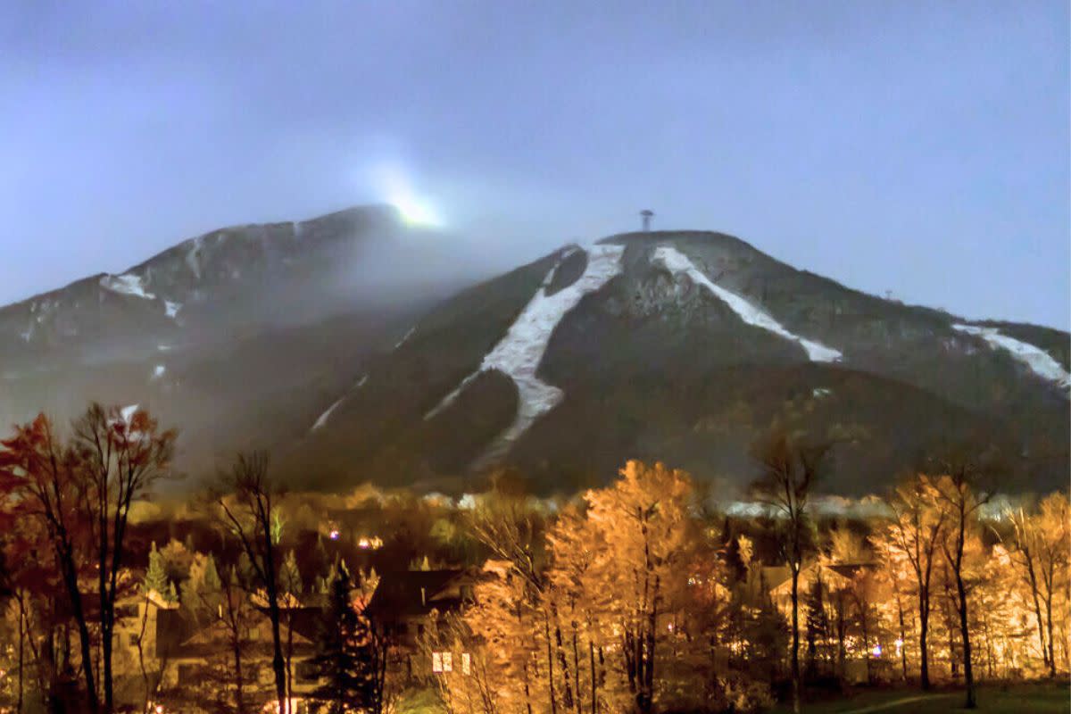 Vermont's Snowiest Ski Resort Celebrates First Snow Of The Year
