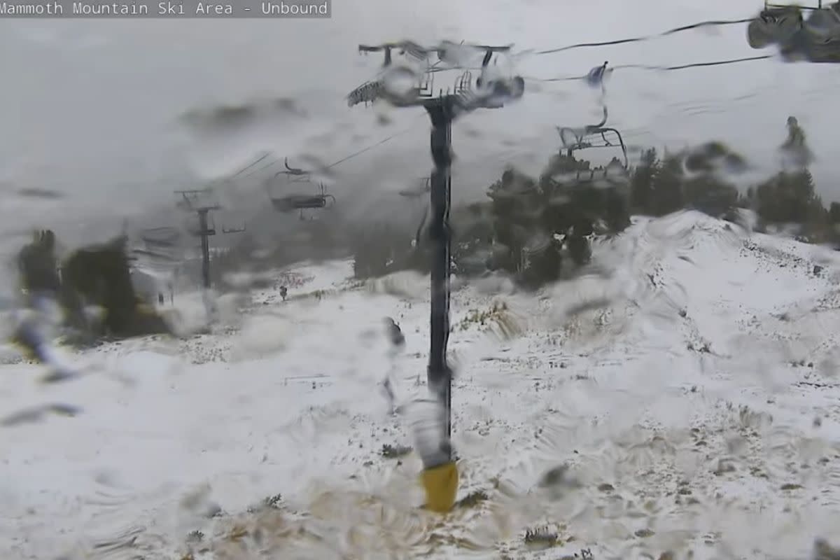 Mammoth Mountain Taking Advantage Of "Ideal" Temps Ahead Of Opening Weekend
