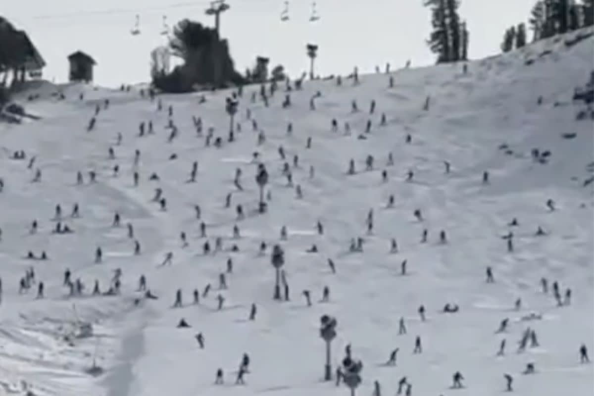 Skiers Record "Absolute Mayhem" On Opening Weekend - Powder