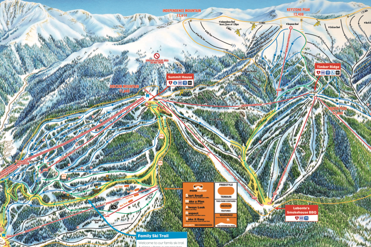 Keystone Resort Map