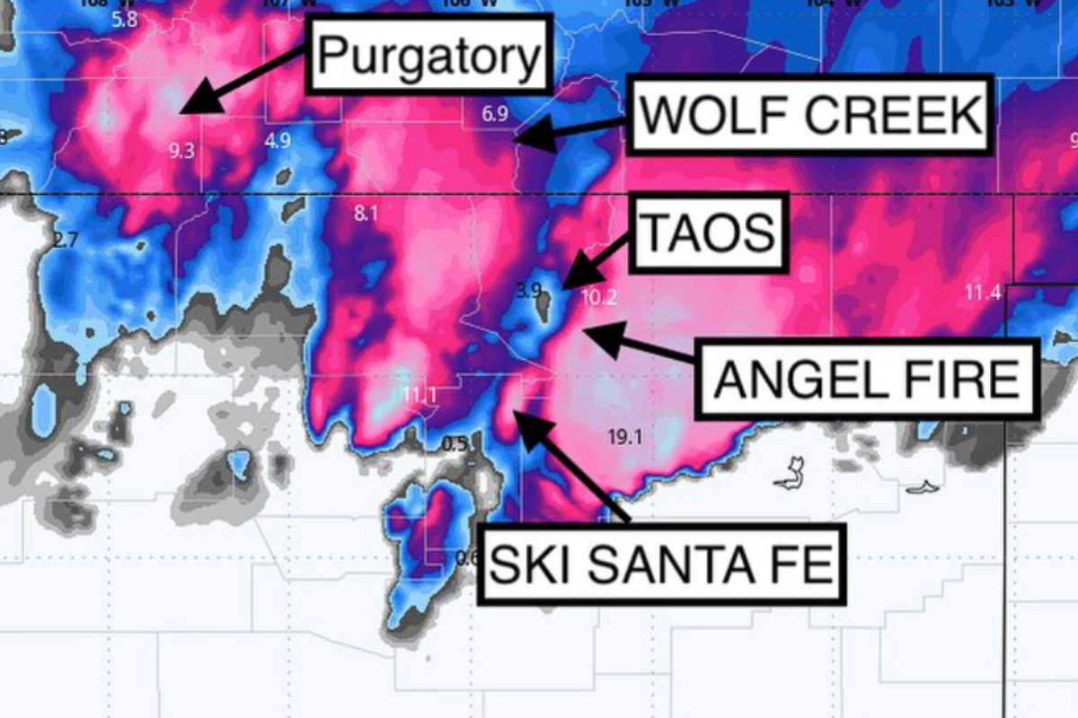 Powder Alert Issued For Ski Resorts In Southern Rockies Powder