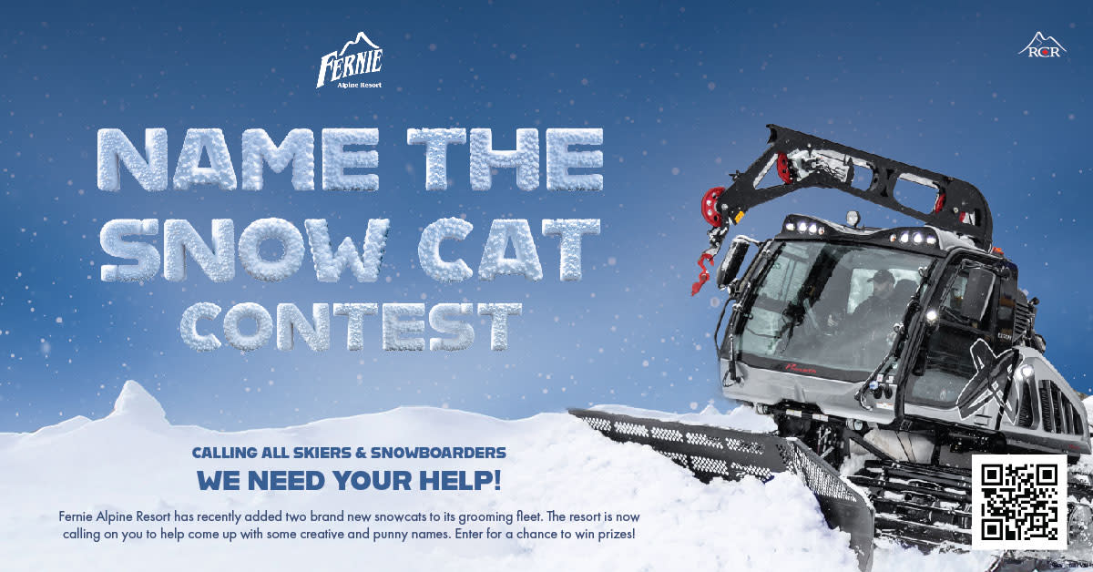 British Columbia Ski Resort Asks The To Name Its New Snowcats