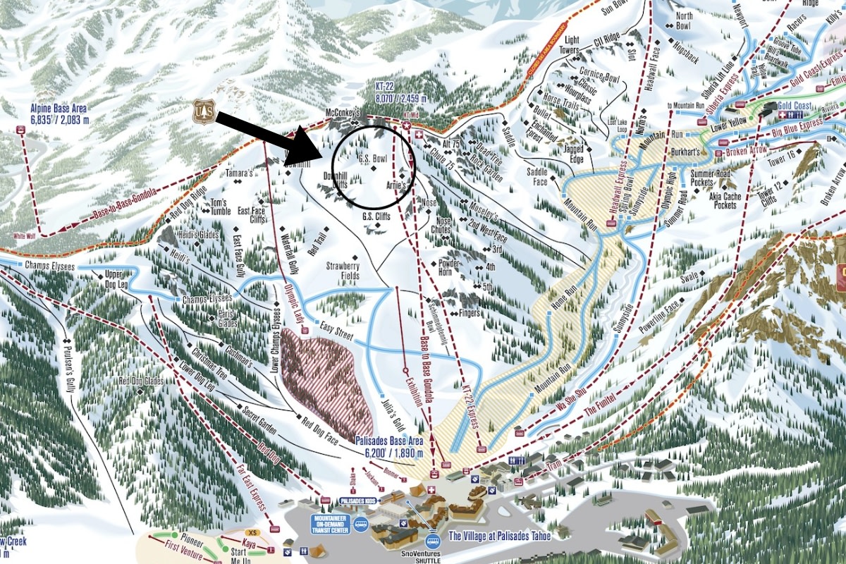 One Skier Killed, One Injured By InBounds Avalanche At Palisades Tahoe