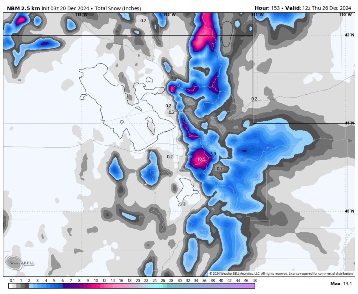 The Ski Resorts Expecting The Most Powder for Christmas 2024