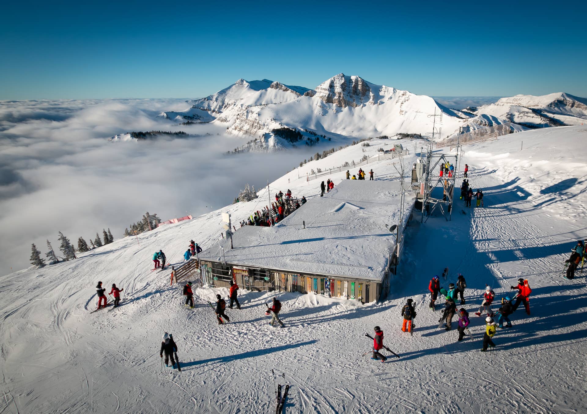 Ski Hard, Eat Waffles: Jackson Hole's Iconic Corbet's Cabin