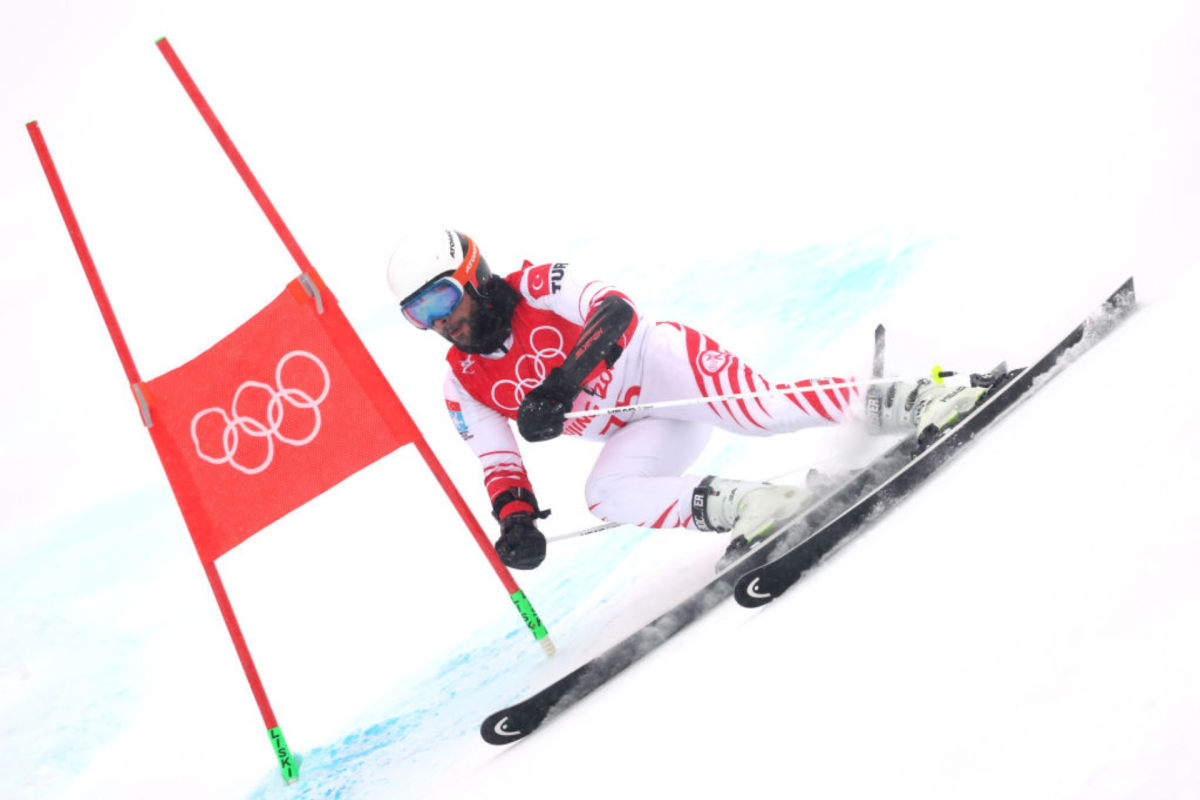 Berkin Usta skiing Olympic competition Beijing 2022