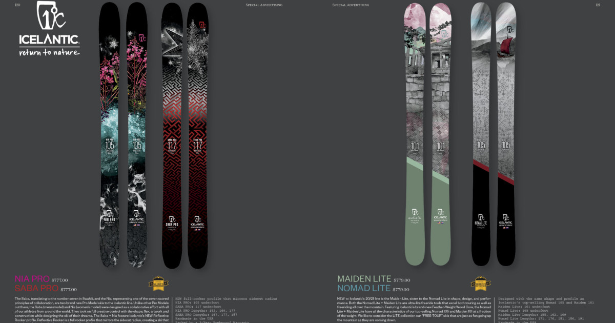 ICELANTIC Pilgrim SKNY 2014 テレマーク 2014 Icelantic Nomad RKR SKNY Ski Review by Peter Glenn