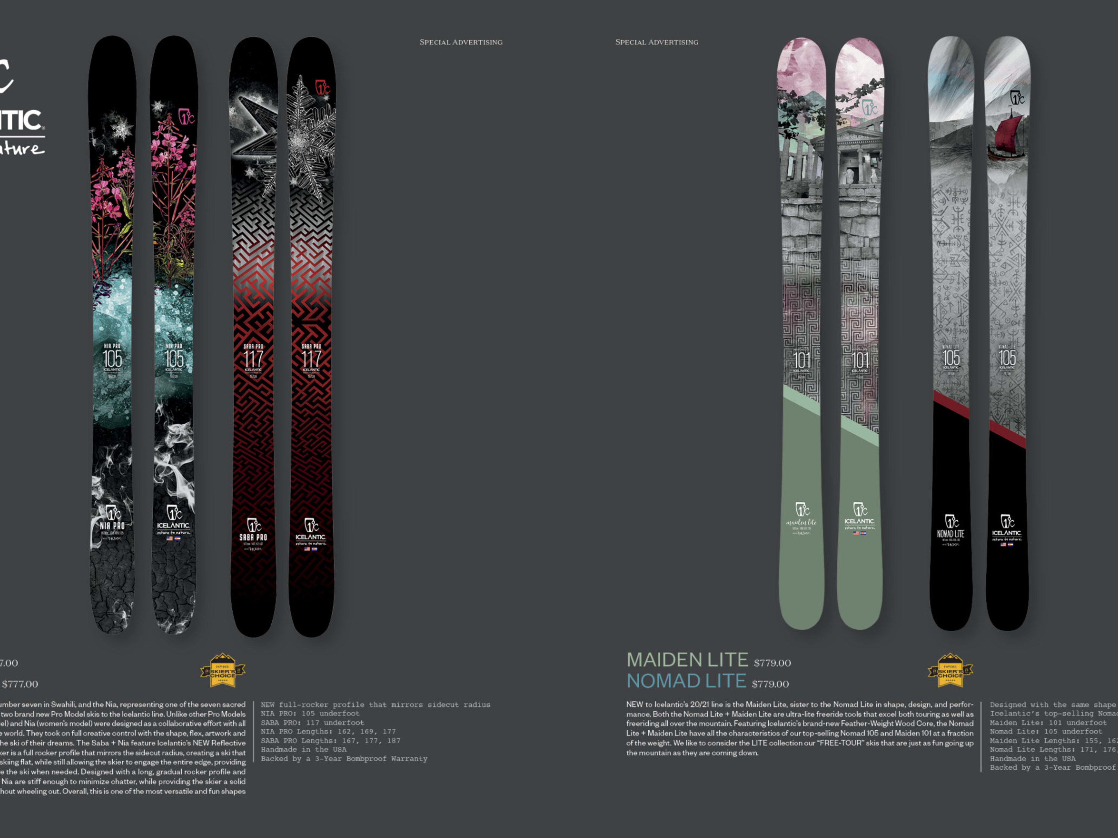 What's new from Icelantic Skis for 2021 - Powder