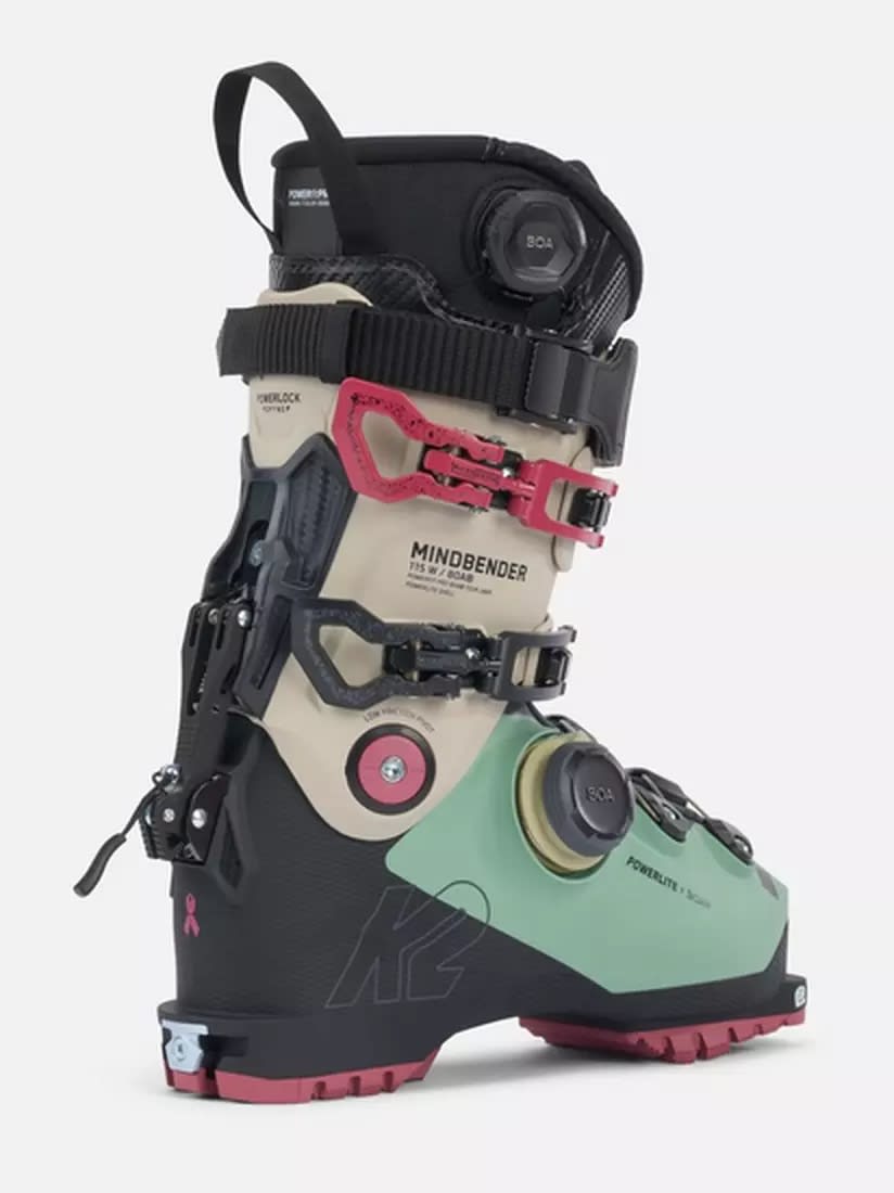 【美品】K2 MINDBENDER 115W BOA 24.5㎝23-24モデル K2 Women's Mindbender 115 BOA W Ski Boots - Powder7