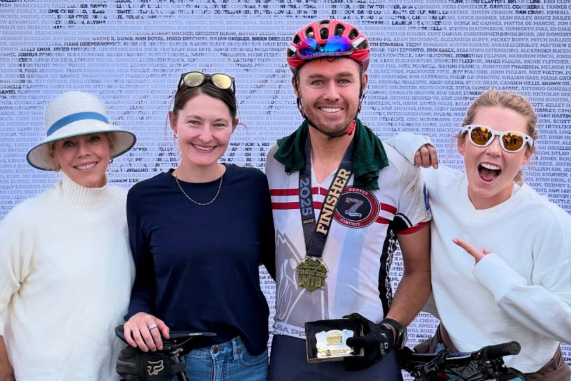 Mikaela Shiffrin Cheers On Brother at Leadville 100 MTB - Powder