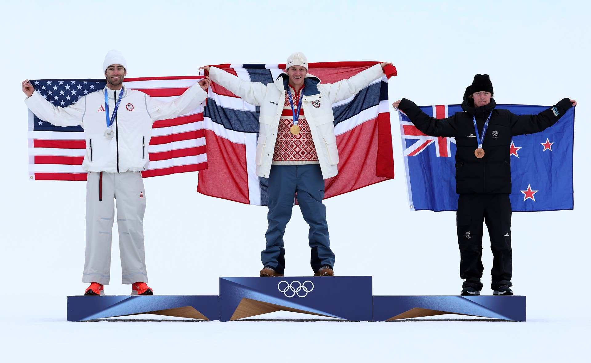 Alex Hall Wins Silver Medal in Olympic Ski Slopestyle - Powder
