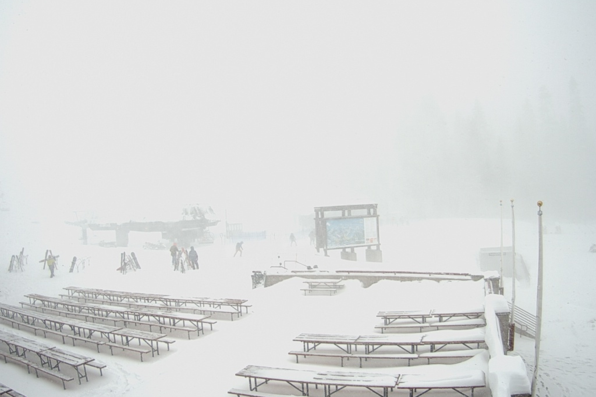 Intense Blizzard Drops 40 Inches of Snow in California - Powder