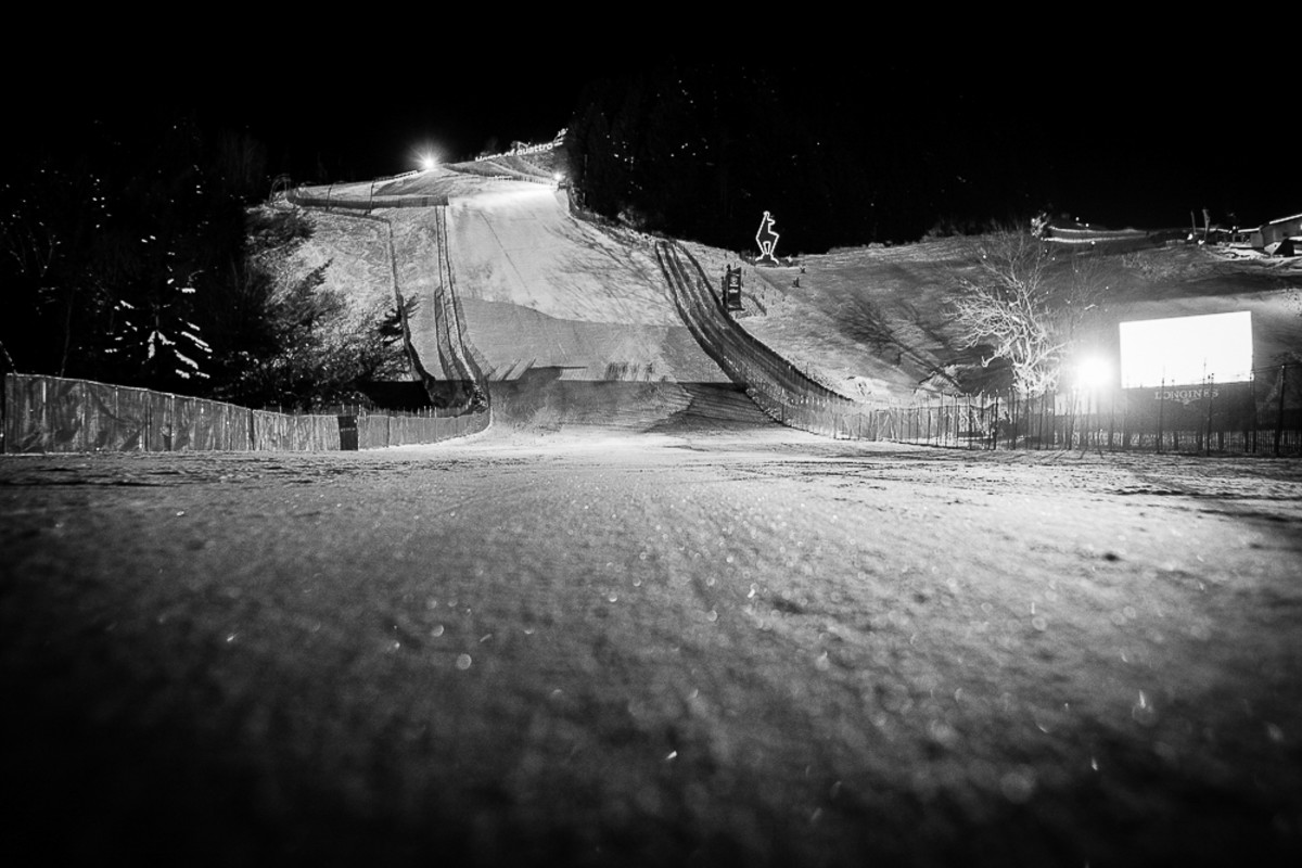 The Hahnenkamm is known to be the most daunting of all downhills on the World Cup circuit. PHOTO: David Reddick