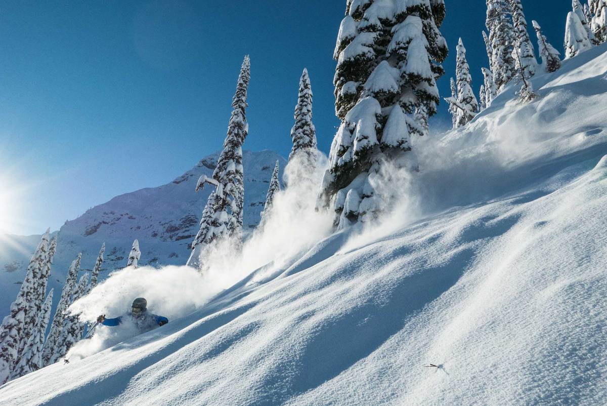 Rob Heule has road tripped all over Canada. But home is the steep, deep trees of British Columbia at Fernie. PHOTO: Jay Heule