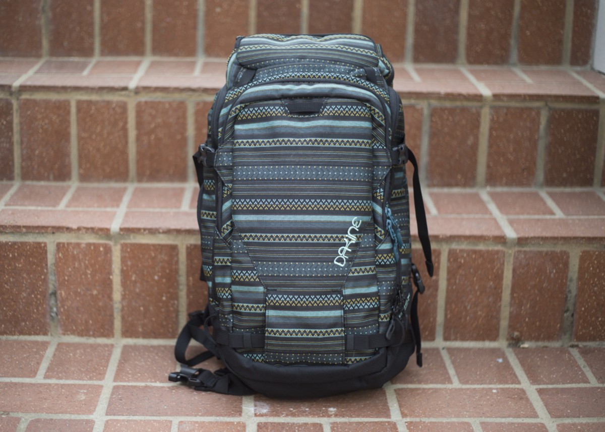 Girl's got style. The Dakine Women's Heli Pro II 20L. PHOTO: Maggie Kaiserman