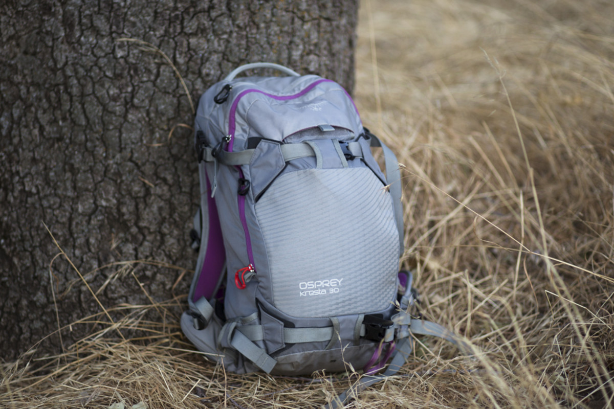 The Osprey Kresta 30L is a solid option for ladies who shred in the backcountry. PHOTO: Maggie Kaiserman