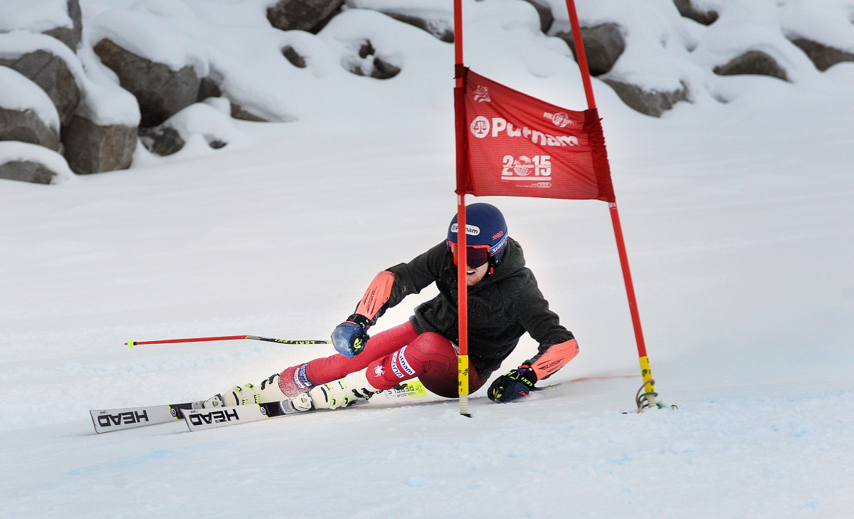 Ted Ligety trains for the Audi FIS Ski World Cup opener at Soelden, Austria on the Rettenbach Glacier. PHOTO: Tom Kelly/US Ski Team