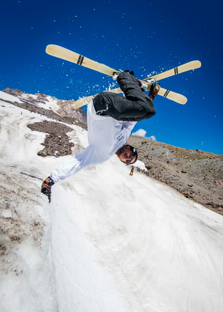 Arens grew up spending hours in the terrain park. Now, he's watching his favorite sport progress before his eyes. PHOTO: Emily Tidwell