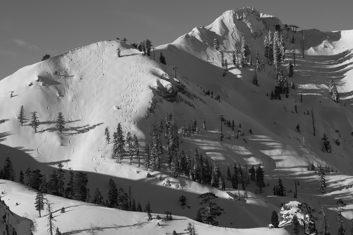 Squaw Valley's proposal to build some 1,500 new condos and hotel rooms, plus retail, restaurants, and an indoor recreation center, across 94 acres at the base of the ski area, was recently approved by the county. Now what? Photo: Hank de Vré
