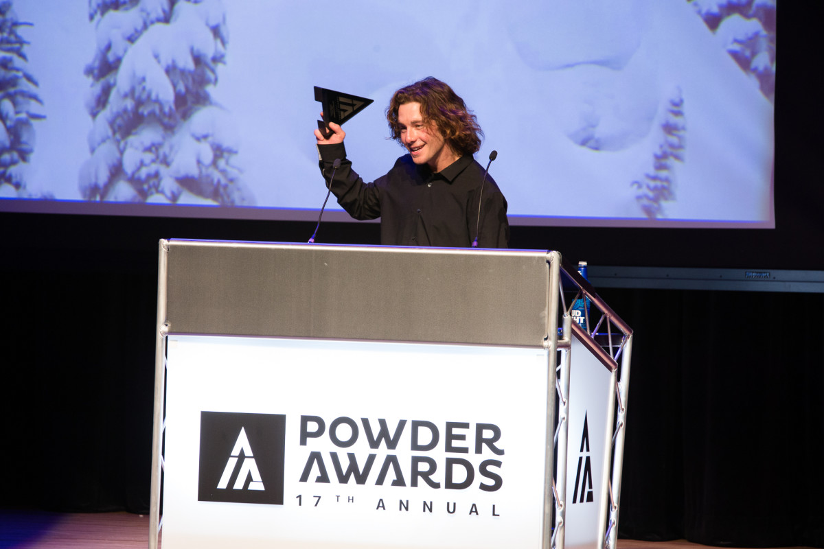 Powder Awards. Best Powder. Sammy Carlson. Photo: Liam Doran