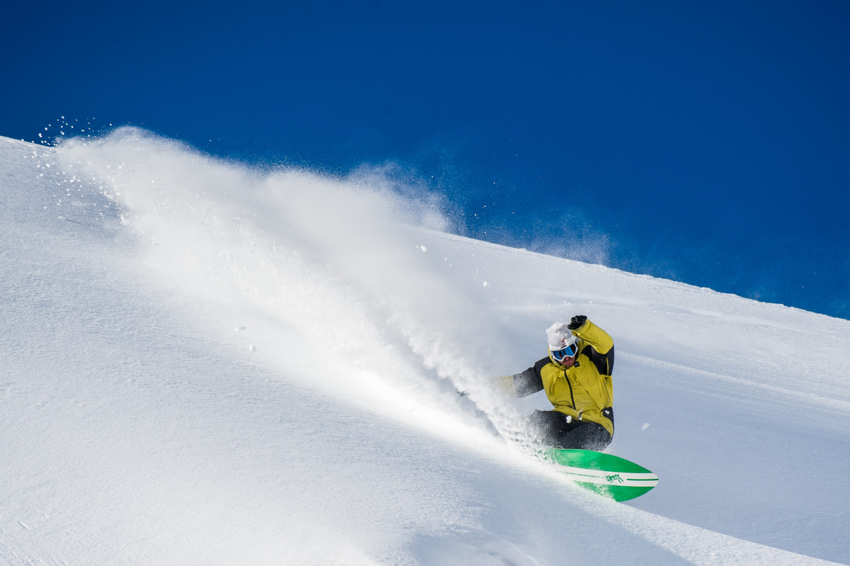 Two planks or one, Pettit is a natural shredder. PHOTO: Blake Jorgenson