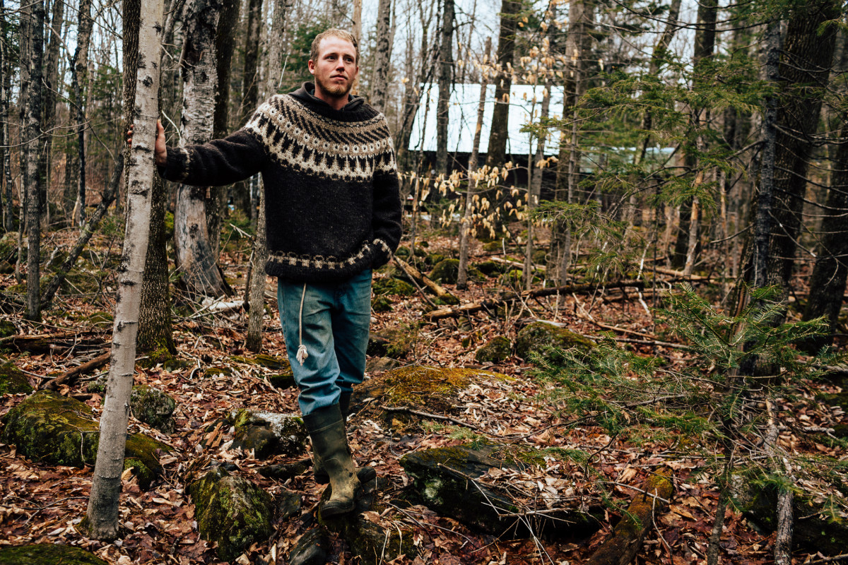 Adam Freierman is thankful for a roof and a good, slow life at Wildcat Mountain, near Jackson, New Hampshire. PHOTO: Nate Abbott