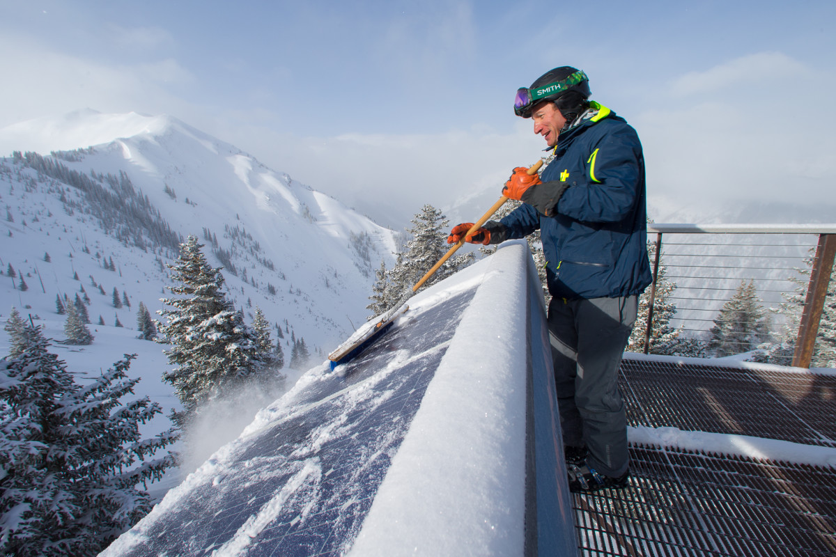 Father, skier, activist, Auden Schendler can keep up. PHOTO: Tom Zuccareno