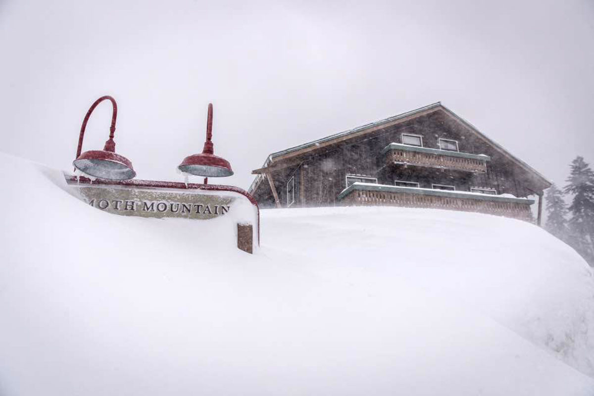 There goes the lodge... PHOTO: Mammoth Mountain